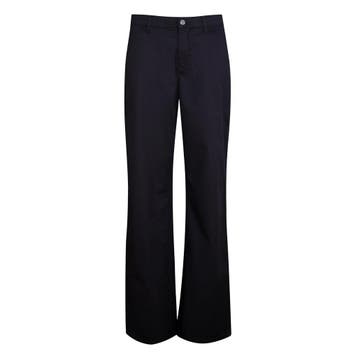 MAC • Chiara cotton broek donkerblauw • 36, MAC, Nieuw, Maat 36 (S), Verzenden