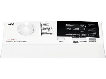 Aeg - Wasmachine Bovenlader - 6 kg - Wit, Witgoed en Apparatuur, Verzenden, Energieklasse A of zuiniger, Bovenlader, Nieuw