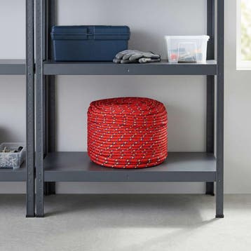 vidaXL Multifunctioneel gebruikstouw 6 mm 25 m Rood PP, Verzenden, Nieuw