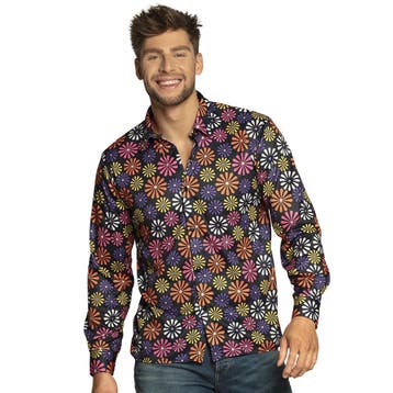 Blouse Flower Power Hippie Heren, Ophalen of Verzenden, Nieuw
