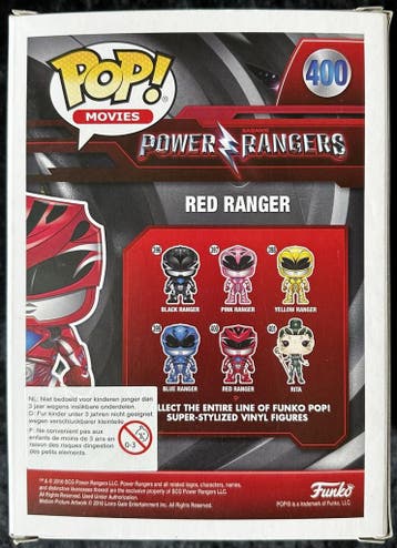 Funko Pop Power Rangers Red Ranger # 400 Boxed, Verzamelen, Poppetjes en Figuurtjes, Verzenden, Nieuw