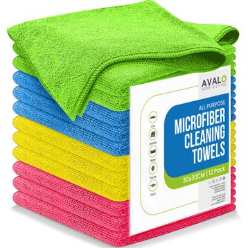 Avalo Microvezeldoekjes - 12 Stuks 30 x 30 cm - Wasbaar, Verzenden