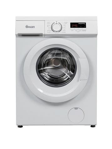 Swan SW75150W - Wasmachine - 9 kg - 1400 tpm - Energieklasse, Ophalen of Verzenden, Nieuw, Voorlader, 85 tot 90 cm