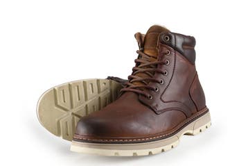 Nelson Veterboots in maat 43 Cognac, Overige kleuren, Verzenden, Boots, Zo goed als nieuw