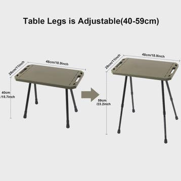 Opvouwbare Campingtafel - Lichtgewicht & In Hoogte Verstelba, Caravans en Kamperen, Verzenden, Nieuw