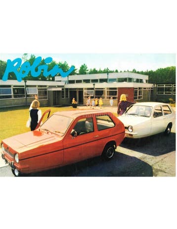 1973 RELIANT ROBIN BROCHURE NEDERLANDS, Boeken, Auto's | Folders en Tijdschriften, Nieuw, Author