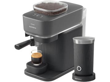 Philips -  Semi-automatische espressomachine - Zwart, Verzenden, Nieuw, Espresso apparaat, Afneembaar waterreservoir