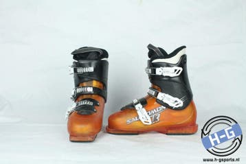 Refurbished - Skischoenen - Salomon T3 orange - 25.5MP/40 EU, Sport en Fitness, Skiën en Langlaufen, Gebruikt, Schoenen, Skiën