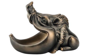 Decoratief beeldje WARTHOG 30 cm brons met opbergvak - 48017, Ophalen of Verzenden, Nieuw