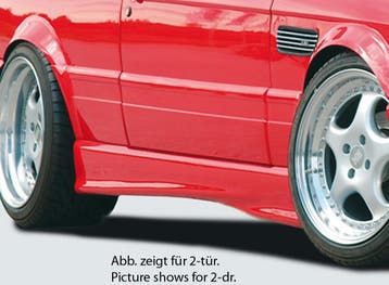 Rieger side skirt | 3er E30 - Lim., Touring, 4-drs. | r stuk, Verzenden, Nieuw, BMW