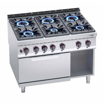 GGM Gastro | Gasfornuis - Lorenzo 900 - 1200x900x965mm - |, Verzenden