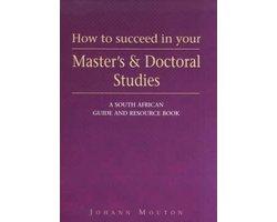 How To Succeed In Your Masters And Doctoral Studies - How, Boeken, Ophalen of Verzenden, Nieuw