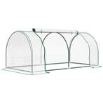 Broeikas Met Deur 200x100x80cm, Kweekbak Van Staal En PVC Vo, Verzenden