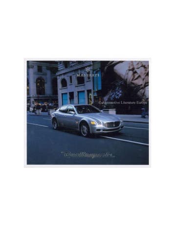 2004 MASERATI QUATTROPORTE V BROCHURE FRANS, Nieuw, Author