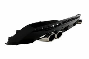 Achterbumper Diffusor Audi A4 B9 19- S4 Look S-Line Glans, Ophalen of Verzenden, Nieuw