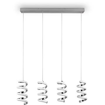 Moderne Metalen LED Hanglamp 8W - Witte LED Hanglamp Neutraa, Ophalen of Verzenden, Nieuw