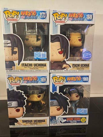 Funko - Funko Pop - X4 Funko Naruto Mix