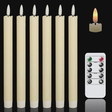 Set LED Kaarsen 12-120 Stuks - Flakkerend Vlam Effect, Afsta, Verzenden, Nieuw