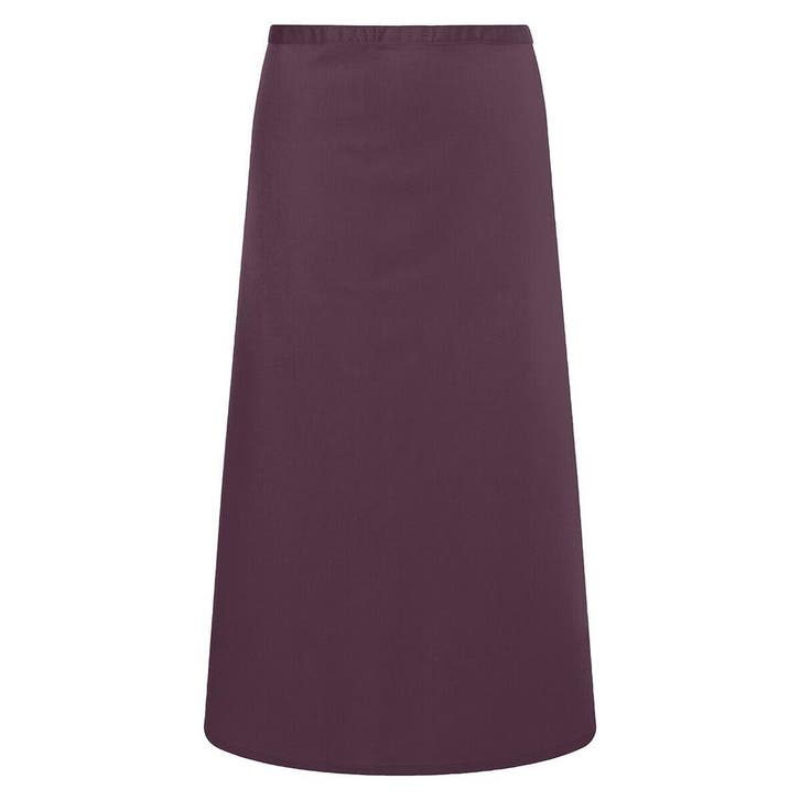 GGM Gastro | KARLOWSKY | Bistro schort Basic - Aubergine |, Huis en Inrichting, Keuken | Textiel, Overige kleuren, Nieuw, Schort