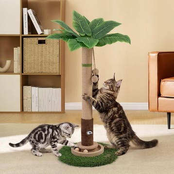 Krabpaal Monstera Design - Stijlvol & Groen (41% Korting), Ophalen of Verzenden, Zo goed als nieuw, Krabpaal