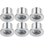 Voordeelpak LED Veranda Spot Verlichting 6 Pack - Velvalux -, Metaal of Aluminium, Nieuw, Ophalen of Verzenden, Led
