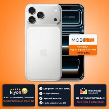 iPhone 17 Pro | 4 Gratis Accessoires – Accu tot 100%, 256 GB, Verzenden, Zo goed als nieuw, Zonder simlock