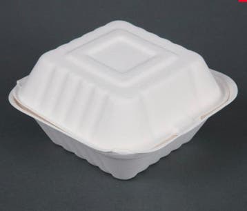 Hamburgerbakjes | 15 x 15 cm | Wit | 500 St., Verzenden, Nieuw in verpakking