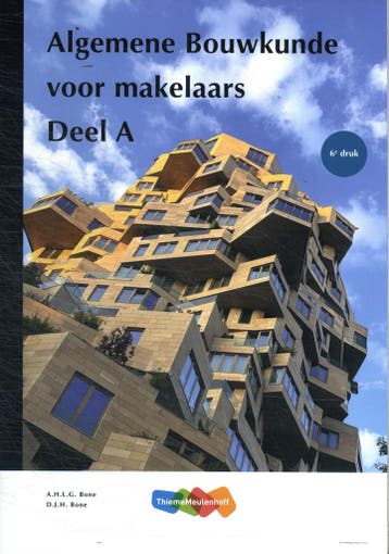 Algemene bouwkunde voor Makelaars deel A 6e dr 9789006992229, Boeken, Verzenden, Zo goed als nieuw