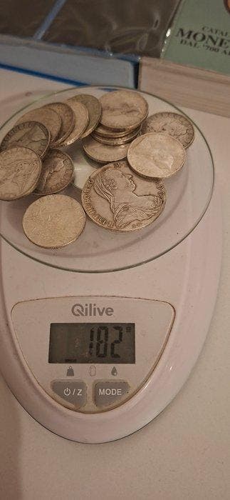 . Italië 14 x 500 Lire Argento + Tallero di Convenzione