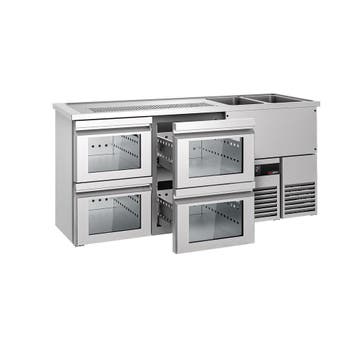 GGM Gastro | Bierkoeling PREMIUM - 1950x700mm - 4 laden |, Verzenden, Nieuw in verpakking