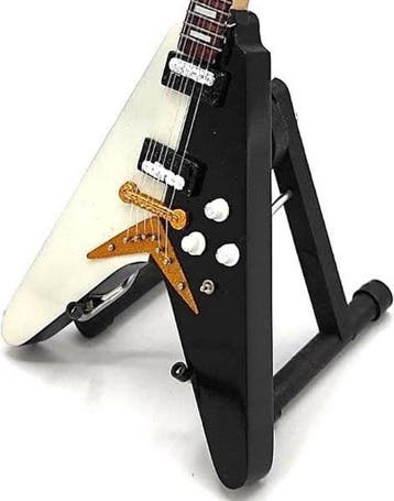 Miniatuur replica Dean gitaar - Michael Schenker - Scorpions, Verzamelen, Ophalen of Verzenden, Nieuw, Pop, Beeldje of Miniatuur