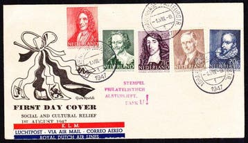 Nederland 1947 - Voorloper FDCs Zomerzegels 1947, zeldzame, Gestempeld
