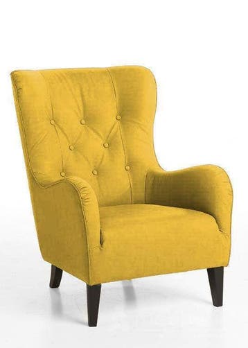Fauteuil James - fauteuils - Geel, Nieuw, Stof