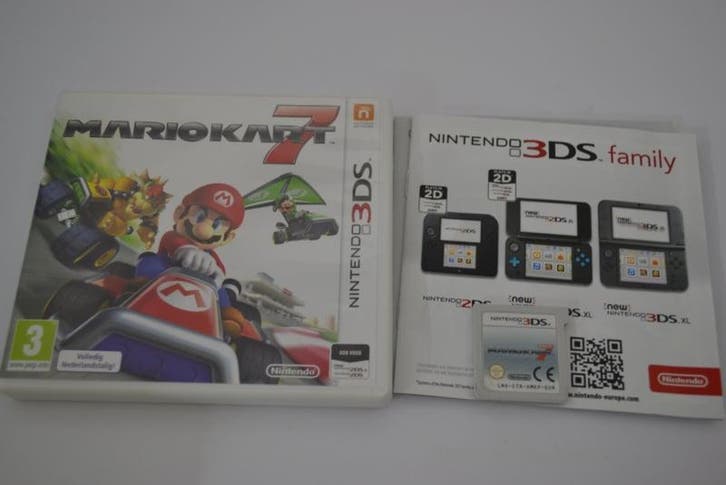 Mario Kart 7 (3DS HOL), Spelcomputers en Games, Games | Nintendo 2DS en 3DS, Zo goed als nieuw, Online, Verzenden