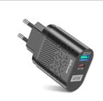DrPhone WL12 GaN 65W Thuislader – Qualcom 3.0/4.0 & USB C PD, Verzenden, Nieuw