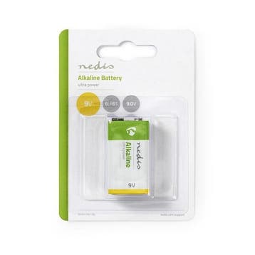 9V batterij - Nedis (Alkaline), Verzenden, Nieuw