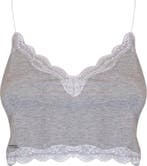 MAGIC Bodyfashion Maat XL  Cozy Crop Top Heather Grey, Verzenden