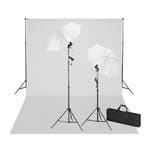 vidaXL Studioset met witte achtergrond en lampen 600x300 cm, Audio, Tv en Foto, Fotografie | Fotostudio en Toebehoren, Verzenden