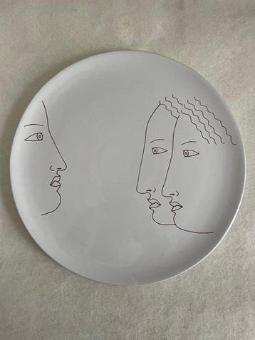 Natuzzi - Schotel - Sottopiatto - Keramiek - Griekse