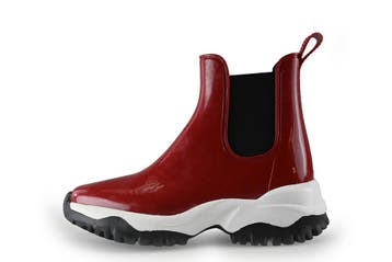 Simon Chelsea boots in maat 37 Rood, Verzenden, Overige typen, Zo goed als nieuw, Simon