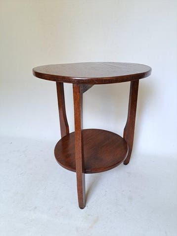 Bijzettafel - Eik - Amsterdamse school stijl