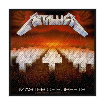Metallica Master of Puppets Patch officiële merchandise, Ophalen of Verzenden, Nieuw, Kleding