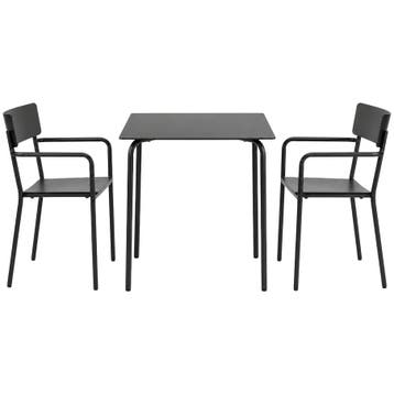 Serax August Tuinset: Eettafel Xs Aluminium + Stoelen Met, Tuin en Terras, Ophalen of Verzenden, Nieuw, Aluminium, Tuinset