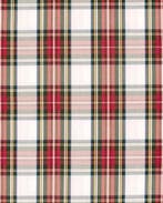 Gabardine Schotse Ruit Gebroken Wit, Nieuw, Wit