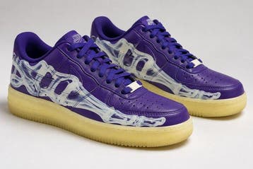 Nike - Air Force 1 Low, 07 QS “Purple Skeleton” - Sneakers -, Nieuw