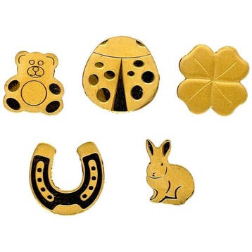 Palau. 1 Dollar ND - Special Gold Coins (5 stuks)