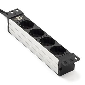 10 inch stekkerdoos | Brennenstuhl | 2 meter (4-voudig, 1U), Verzenden, Nieuw