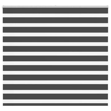 vidaXL Zebra rolgordijn 155x150 cm stofbreedte 150,9 cm, Verzenden, Nieuw, Zwart