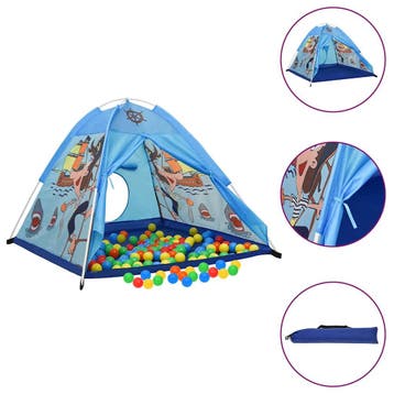 vidaXL Kinderspeeltent met 250 ballen 120x120x90 cm blauw, Kinderen en Baby's, Verzenden, Nieuw