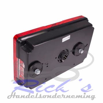 Achterlicht WAS rechthoek LED links CONNECTOR, Ophalen of Verzenden, Nieuw